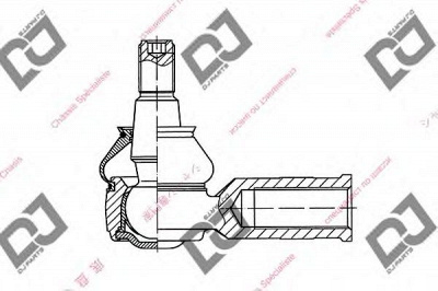 DJ PARTS de1102 -  Наконечник поперечной рулевой тяги